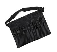 PartyKindom Stable Stitched Makeup Brush Storage Bag Brush Holder Handmade Cosmetic Bag Makeup Waist Easy Storage