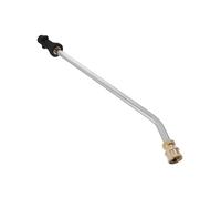PartyKindom Stainless Steel Curved Extension Rod for Pressure Washer with Brass Quick Connectors Compatible with Karcher Car Spray Lance for Hard to Reach Vehicle Washing Tasks