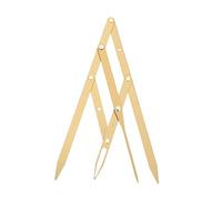 PartyKindom Stainless Steel Eyebrow Positioning Ruler with Sliding Caliper, Gold Ratio Measuring Tool for Eyebrow Tattooing and Drawing, Precise Symmetry Makeup Accessory for Beauty