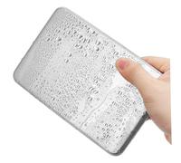 PartyKindom Stainless Steel Ice Pack Reusable Leak Container for Coolers Lunch Boxes Outdoor Travel Picnics Rapid Freezing Cold Compress for Food Freshness Minor Injury Relief