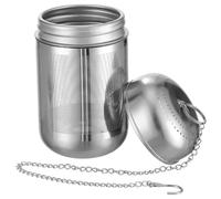 PartyKindom Stainless Steel Seasoning Ball Mesh Tea Filter with Fine Design and Long Chain Hook Food Grade Spice Basket for Cooking Soup and Loose Tea Strainer Corrosion Resistant and Leak