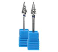 PartyKindom Steel Nail Grinding Bits Manicure Pedicure Drill Tools for Gel Polish Removal 2pcs and Comprehensive Nail Care Sturdy and Home Use