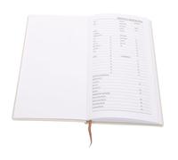 PartyKindom Student Planner Notepad Lightweight Schedule Book for School and Office Portable Monthly Daily Organizer with Habit Tracker Green PU Cover Efficiency Journal