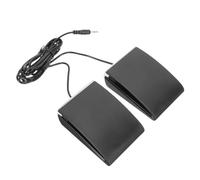 PartyKindom Sturdy Black Compact Piano Sustain Pedal with Non-slip Base High Sensitivity Damper for Electronic Drum and Keyboard Accessories Professional Electric Piano Foot Pedal for Stable