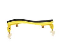 PartyKindom Sturdy Violin Shoulder Rest with Comfortable Rubber Design, Yellow Rubber Violin Support Pad for String Instrument Protection and Enhanced Playing Experience Random Color