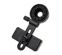 PartyKindom Telescope from Taking Pictures and Further Distance Photography for Phone Adapter for Monocular Astronomical Telescopes, Solid and Sturdy Black Plastic Phone Mount