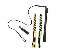 PartyKindom Telescopic Puppy Flirting Pole Dog Tease Wand Interactive Pet for Training and Play Durable Flirt Stick to Stimulate Curiosity and Encourage Natural Instincts