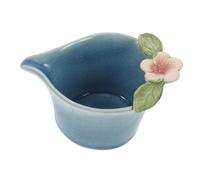 PartyKindom Thai Ceramic Essential Oil Mixing Bowl for Spa and Kitchen Oil Holder Tray Smooth Texture Bowl for Beauty and Culinary Use