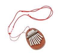 PartyKindom Thumb Piano Simple Design Mini Kalimba Wooden 8 Keys Portable Finger Piano with Comfortable Hand Feeling for Beginners Professionals Performance and Party