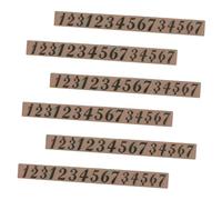 PartyKindom Tongue Drum Scale Stickers 6pcs Set Ethereal Drum Notes Decals for Music Practice for Beginner Learning and Percussion Training