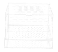 PartyKindom Transparent Acrylic Jumping Spider Enclosure Small Live Feeder Habitat for Tarantulas Crickets and Reptiles Durable and Safe Design for Pet Insects and Small Animals