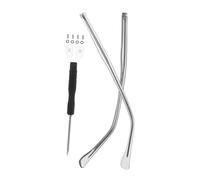 PartyKindom Transparent Glasses Arm Replacement Metal Eyeglass Legs Polished Frame Temple Repair Accessories for Sunglasses and Spectacles