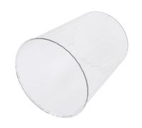 PartyKindom Transparent Large Waste Container Simple Household Trash Storage Basket for Living Bedroom Bathroom Modern Minimalist Design Suitable for Home Organization and Flower Arrangement