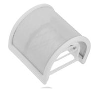 PartyKindom U Shaped Metal Microphone Windscreen Cover Easy to Use Design and Classic White Colour, Practical and Convenient Mic Pop Filter for Live Broadcast and Speech Recognition