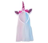 PartyKindom Unicorn Headband Cw7203 Plastic Colourful Party Hair Accessory