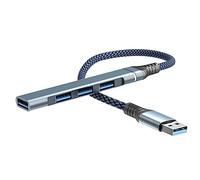 PartyKindom Usb Hub Port Usb Adapter for Laptop Fast Data to and Play for Easy Use