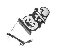 PartyKindom USB Powered Halloween Pumpkin Neon Sign Light with Base Warm Neon Glow Night Lamp for Nursery Cozy Indoor Bedroom Decor Festive Halloween Fall Ambiance