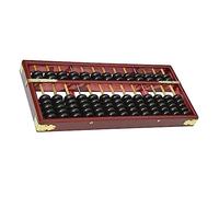 PartyKindom Vintage Column Wooden Abacus for Adults Wood Educational Counting Tool for Mental Arithmetic Training Early Math Learning Aid for Students and Accountants Numeracy for Home and