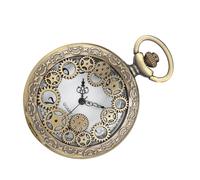 PartyKindom Vintage Pocket Watch with Roman Numerals Classic Retro Design Durable Material Unique Decorative Hanging Watch for Men and Women for Birthdays and Anniversaries