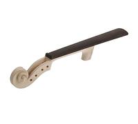 PartyKindom Violin Neck Fingerboard Parts 1 Set 4/4 Violin Maple Ebony Handmade Wooden Fretboard Neck Replacement Musical Instrument Accessory Easy Install DIY