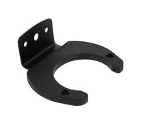 PartyKindom Wall Mount Microphone Hook Holder Black Silicone Mic Stand Space-saving Wall-mounted Mic Hanger for Home Conference Church Ktv Practical