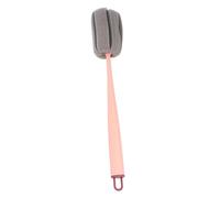 PartyKindom Wall-Mounted Sponge Cup Brush Long Handled Brush for Kitchenware Cup Sponge Scrubbing Squeegee