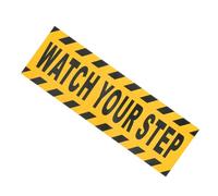 PartyKindom Watch Your Step Floor Decals Non Slip Markers Caution Indication Tape for Stairs Indoor Outdoor Wear Resistant Slip Safety Warning Stickers