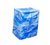 PartyKindom Waterproof Polyester Washing Machine Cover with Dustproof Satin Cloth, Full-automatic Protector Case 58×55×87cm for Indoor Laundry Use