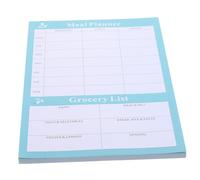PartyKindom Weekly Tearable Meal Planner Notebook Diet Tracker for Home Food List and Menu Planning Efficient Household Organizer for Daily Meals and Diet Programs