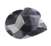 PartyKindom Wide Brim Polyester Vintage Costume Hat for Outdoor Events Jazz Style Dress Up Accessory with Breathable Design