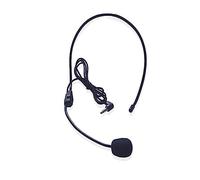 PartyKindom Wireless Headset Microphone with Bendable Boom Arm, ABS Material, Easy to Carry, for Teachers and Salesmen Guiding People through Noisy, Busy Environments