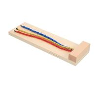 PartyKindom Wooden Braid Practice for Fun Learning Game to Teach Hair Braiding Skills Montessori Educational for Age Safe Wooden Materials