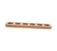 PartyKindom Wooden Egg Holder Wood Egg Tray with 6 Grids and Smooth Surface for Home Use Prevents Breakages Simple Elegant Design