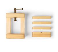PartyKindom Wooden Engraved Seal Tool Comfortable Grip and Easy to Use Design for Fixing Stone Stamps and Small Decorative Crafts in Engraving Work