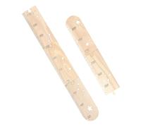 PartyKindom Wooden Growth Height Chart for Kids with Star Shapes, Wall Hanging Design and Precise Measurement Markings, for Nursery Room and Festival Decoration