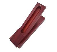 PartyKindom Wooden Pen Box Brown Single Pen Case Simple Appearance Careful Craftsmanship Classic Retro Style Desk Storage