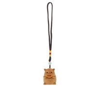 PartyKindom Wooden Pig Charm Pendant for DIY Crafts Multifunctional Phone Keychain and Car Hanging Ornament Stylish Whimsical Design Gift