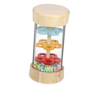 PartyKindom Wooden Rainstick Musical for Boys and Early Education Rain Sound Instrument Creative Sensory Shaker for Cognitive and Auditory Development Portable and Safe Wooden Rain Maker