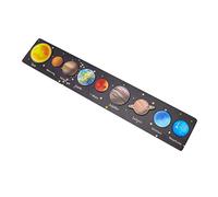 PartyKindom Wooden Solar System Puzzle Toy for Boys and Girls 8 Planets Educational Matching Game Interactive Cognition Board for Boys and Girls Early Learning Toy