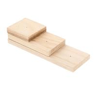 PartyKindom Wooden Specimen Display Step Stand Pinning for Collection and Biology Crafts Multi-functional Easel Display for Butterflies and Specimens