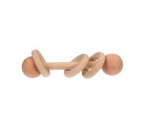 PartyKindom Wooden Toddler Montessori Infant Handheld Soothing Plaything for Early Development and Sensory Stimulation at Home