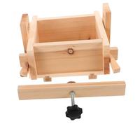 PartyKindom Wooden Tofu Press Mold Detachable Tofu Maker Kit for Home and Commercial Use Efficient Draining Box for Firm Homemade Space Saving Kitchen Tool for DIY Soybean Curd