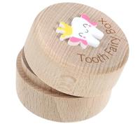 PartyKindom Wooden Tooth Fairy Box with Intricate Carved Design Large Capacity Tooth Keepsake Storage Box for Boys for Preserving Precious Childhood Memories and Dental Milestones