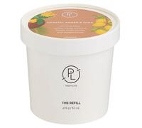 PartyLite Coastal Amber & Shea Scented Candle Refill, Notes of Ylang Ylang Flower, Citron & Coconut, 10oz 1-Wick Aromatherapy Candle, Up to 40 Hours of Luxury Fragrance, Sustainable Premium Soy Wax