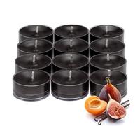 PartyLite Gift Set of 12 Universal Tea Lights, Fig Fatale Scented, Notes of Apricot, Green Fig, Peach, Mango, Strawberry and Vanilla, 4-6 Hour Burn Time, Luxurious & Rich, Perfect for Gifting
