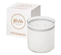 PartyLite GloLite Sun-Kissed Linen Scented, Notes of Jasmine Musk, Lily, Water Flowers & Citrus, 2-Wick Jar Candle, 60 Hour Burn Time, World's Brightest Candle™