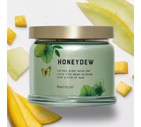 PartyLite Honeydew Scented, Notes of Green Melon, Juicy Ripe Mango and a Hint of Musk, 13.2oz 3-Wick Jar Candle, 45 Hour Burn Time, Luxurious Fragrance, Ideal for Gifting