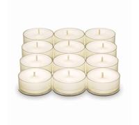 PartyLite Set of 12 Tea Lights Candles, Marshmallow Scent, Aromatherapy Scented Candles Gift Set, Up to 4 to 6 Hours Burn Time