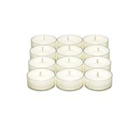 PartyLite Tea Lights Candles, Sun-Kissed Linens, Crisp Linens with Jasmine and Lily Scent, Gift Set of 12, Aromatherapy, 4 to 6 Hours Burn Time, Ideal for Home Decor, Holiday Gifting & Celebration