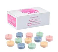 PartyLite Tea Lights Sampler, Ginger and Coconut with Lavender Scented Candles, Gift Set of 12, Aromatherapy with up to 4 to 6 Hours Burn Time, Ideal for Home Decor, Holiday Gifting and Celebration